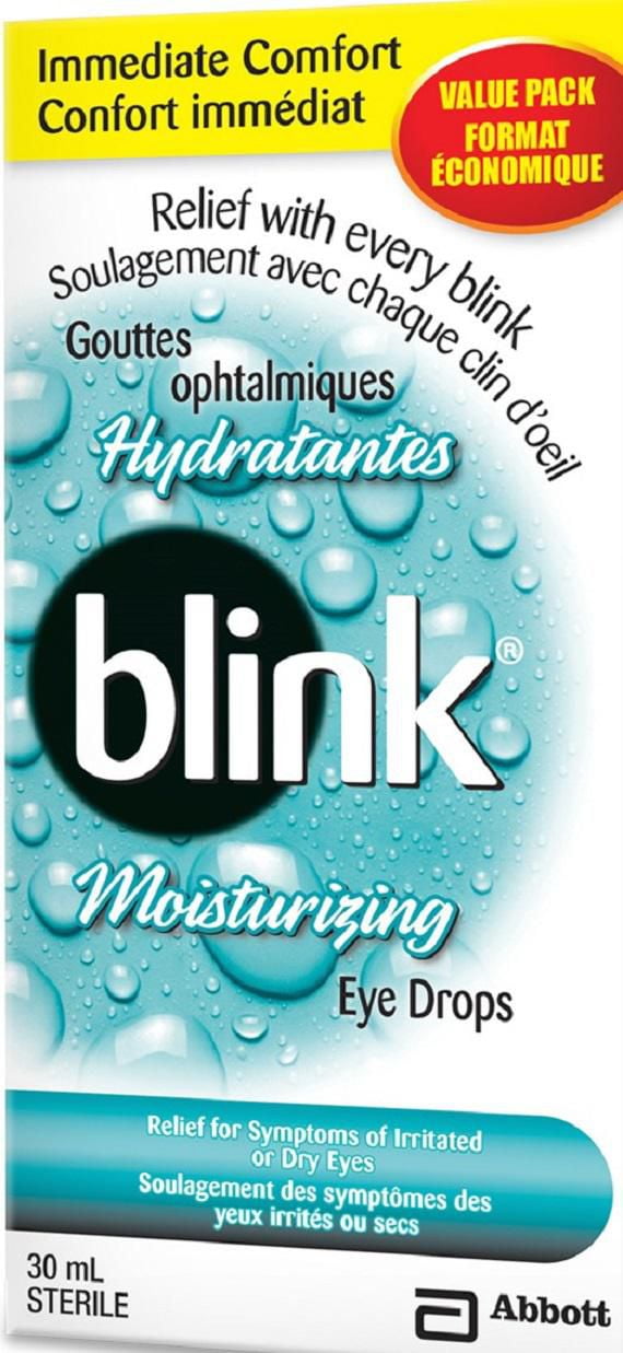 Blink Moisturizing Lubricant Eye Drops Value Pack Walmart Canada